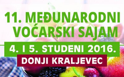 11. Međunarodni voćarski sajam u Donjem Kraljevcu