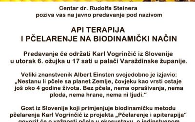 Predavanje o BIODINAMIČKOM PČELARSTVU u Varaždin, 06.03.2018