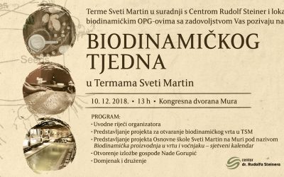 Tjedan Biodinamike u Termama Sveti Martin
