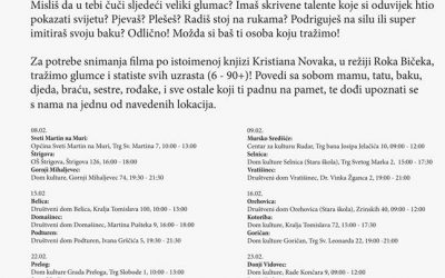 Uspješno održana audicija u Centru dr. Rudolfa Steinera za film Črna mati zemla