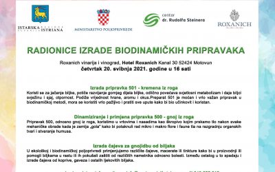 Najava RADIONICE – Istra 20.05.2021.