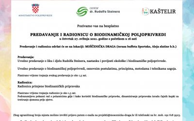 Najava predavanja i radionice u Mošćenićkoj dragi – 27.5.2021.