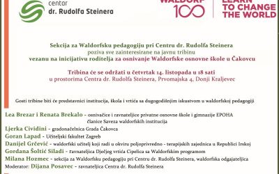 Poziv na javnu tribinu vezanu na inicijativu roditelja – osnivanje Waldorfske osnovne škole u Čakovcu