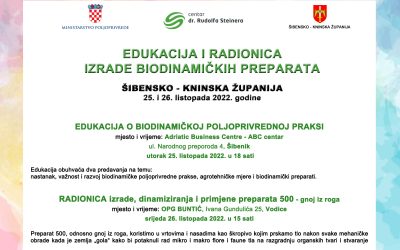 NAJAVA EDUKACIJA I RADIONICA- ŠIBENSKO KNINSKA ŽUPANIJA!