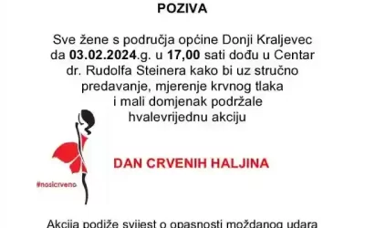 Poziv na stručno predavanje povodom Dana crvenih haljina