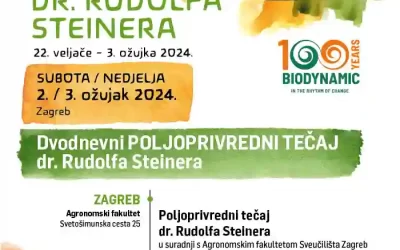 Poziv na dvodnevni “Poljoprivredni tečaj” – 2. i 3. ožujka 2024. godine