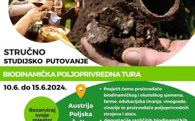 Stručno studijsko putovanje ” Biodinamička poljoprivredna tura Austrija – Poljska – Češka”
