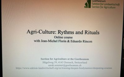 Održani online tečaj „Agri-Culture: Rythms and Rituals“