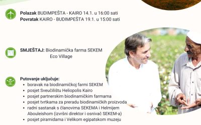 Studijsko putovanje na biodinamičku farmu SEKEM – Egipat