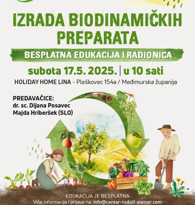 NAJAVA EDUKACIJE I RADIONICE – MEĐIMURSKA ŽUPANIJA